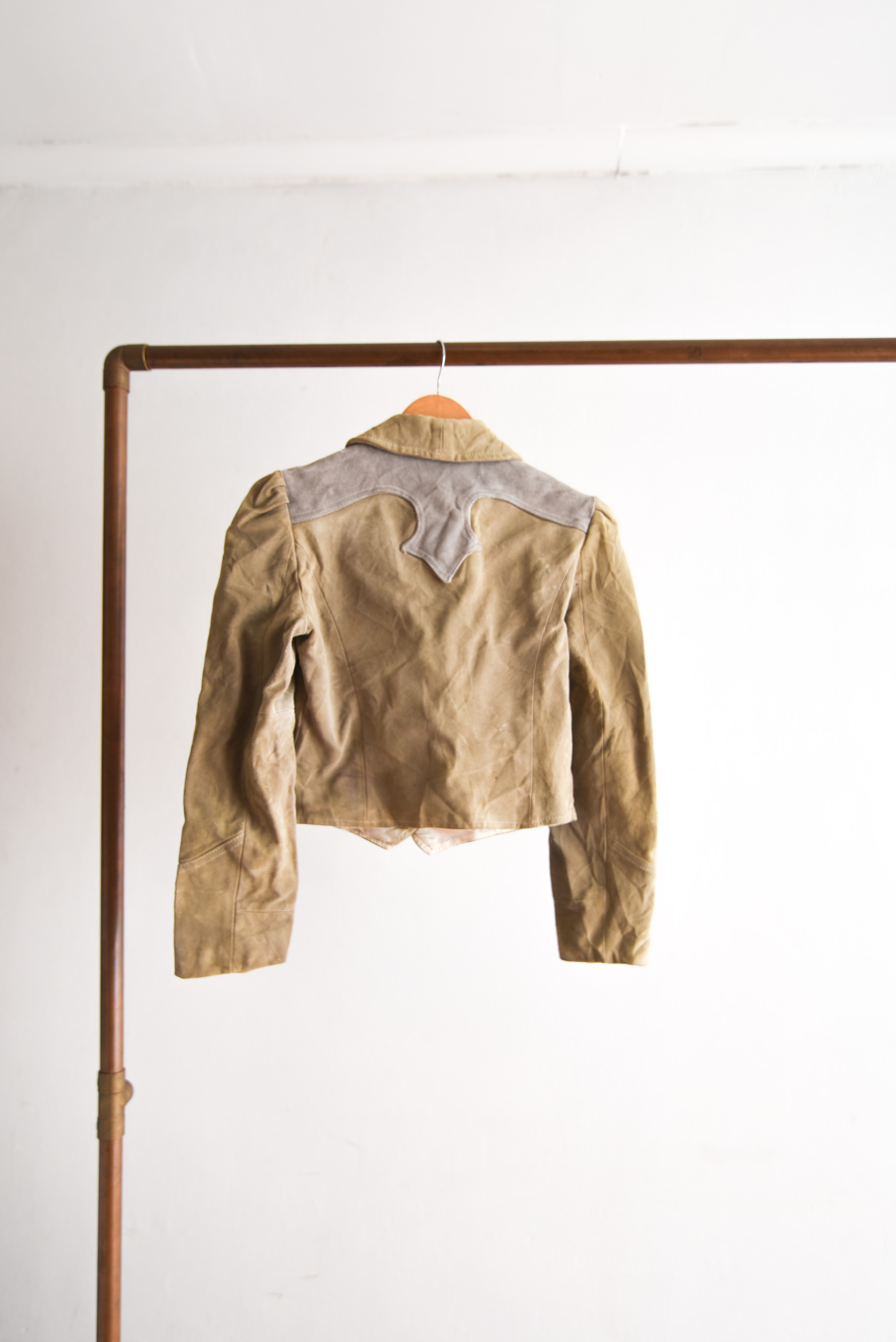 Chaqueta gamuza western vintage