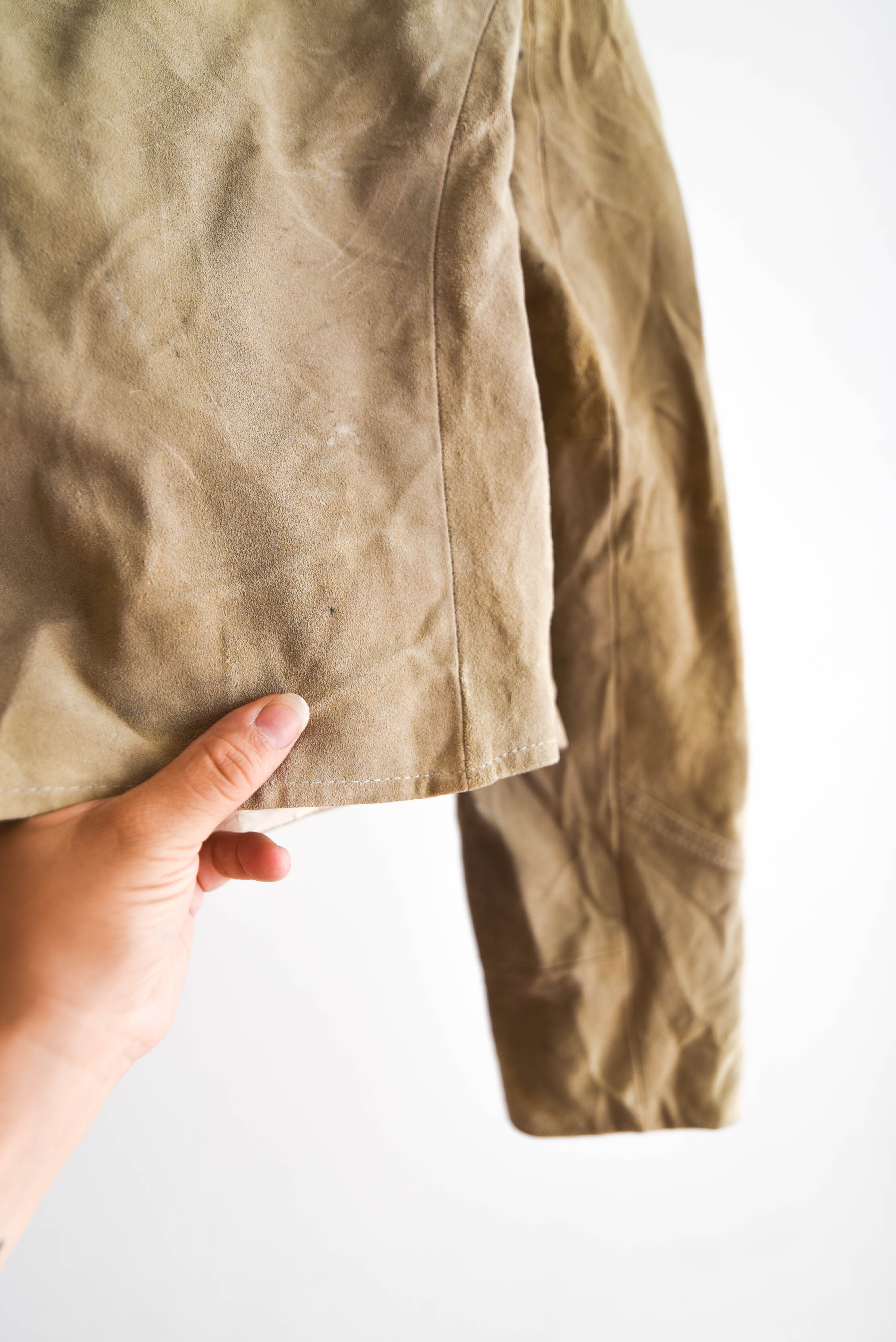 Chaqueta gamuza western vintage