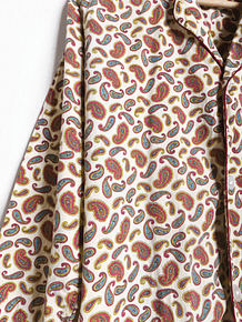 Camisa pijama paisley 70s