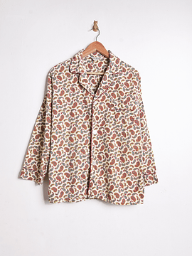 Camisa pijama paisley 70s