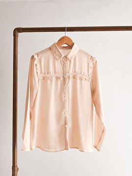 Blusa crema vuelitos