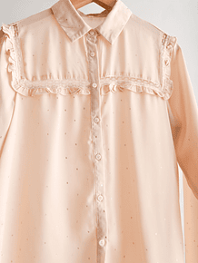 Blusa crema vuelitos