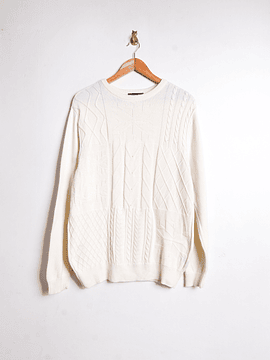 Chaleco vintage marfil figuras