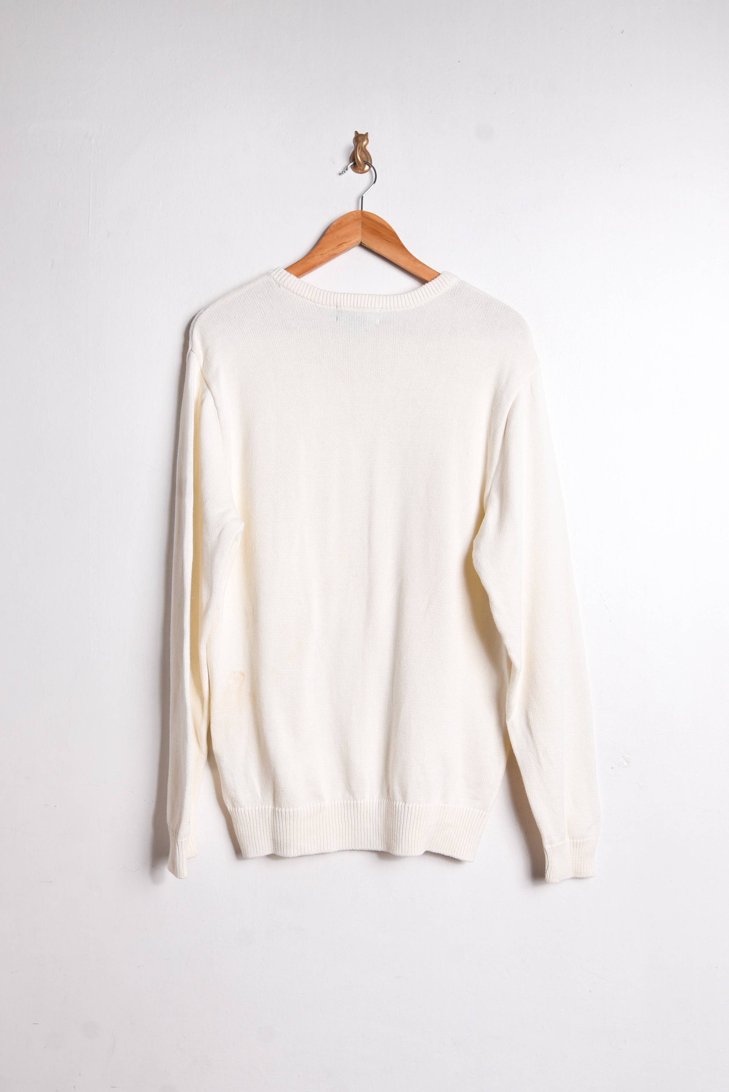 Chaleco vintage marfil figuras