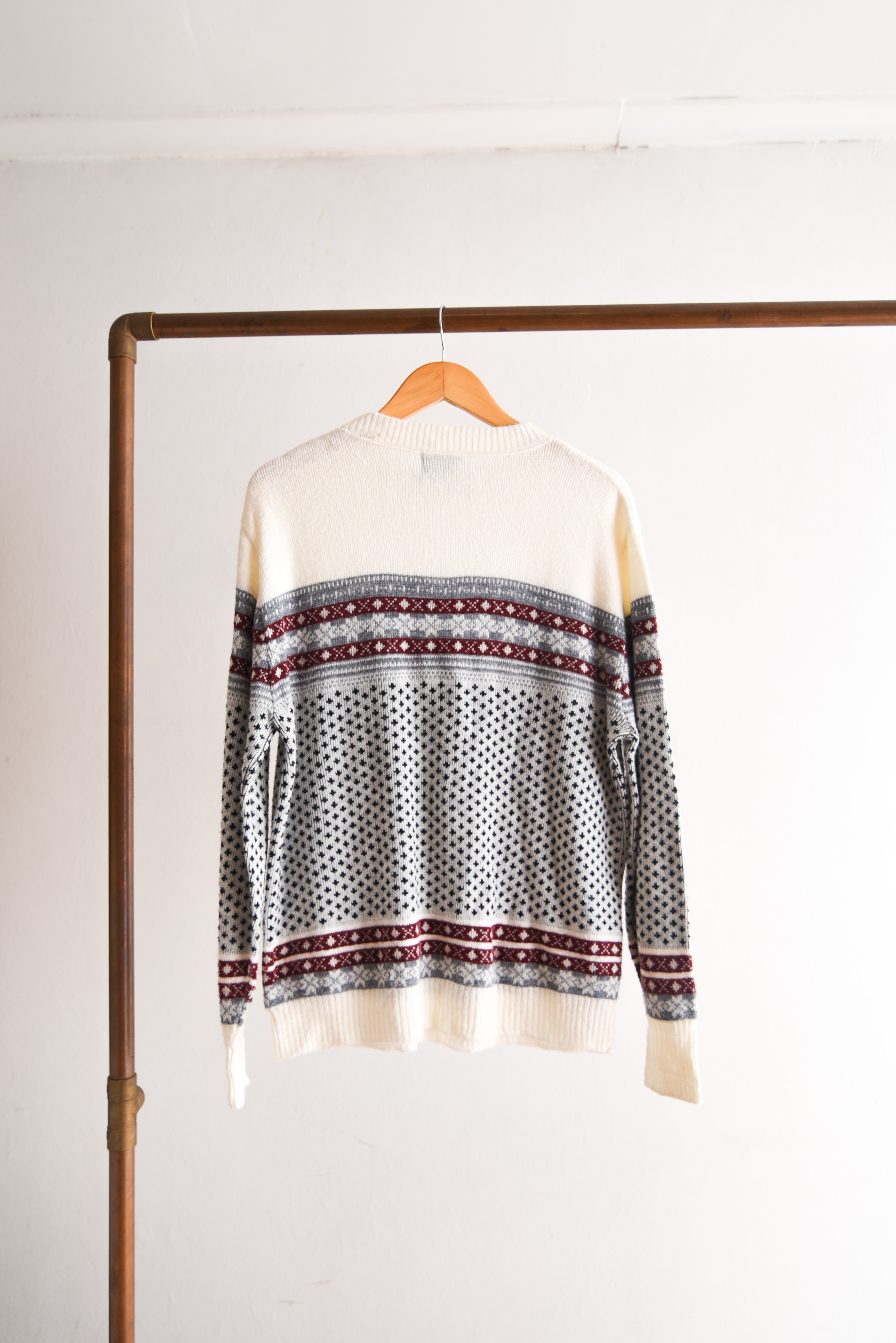 Chaleco marfil nordic vintage