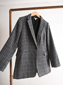 Blazer grafito pata de gallo