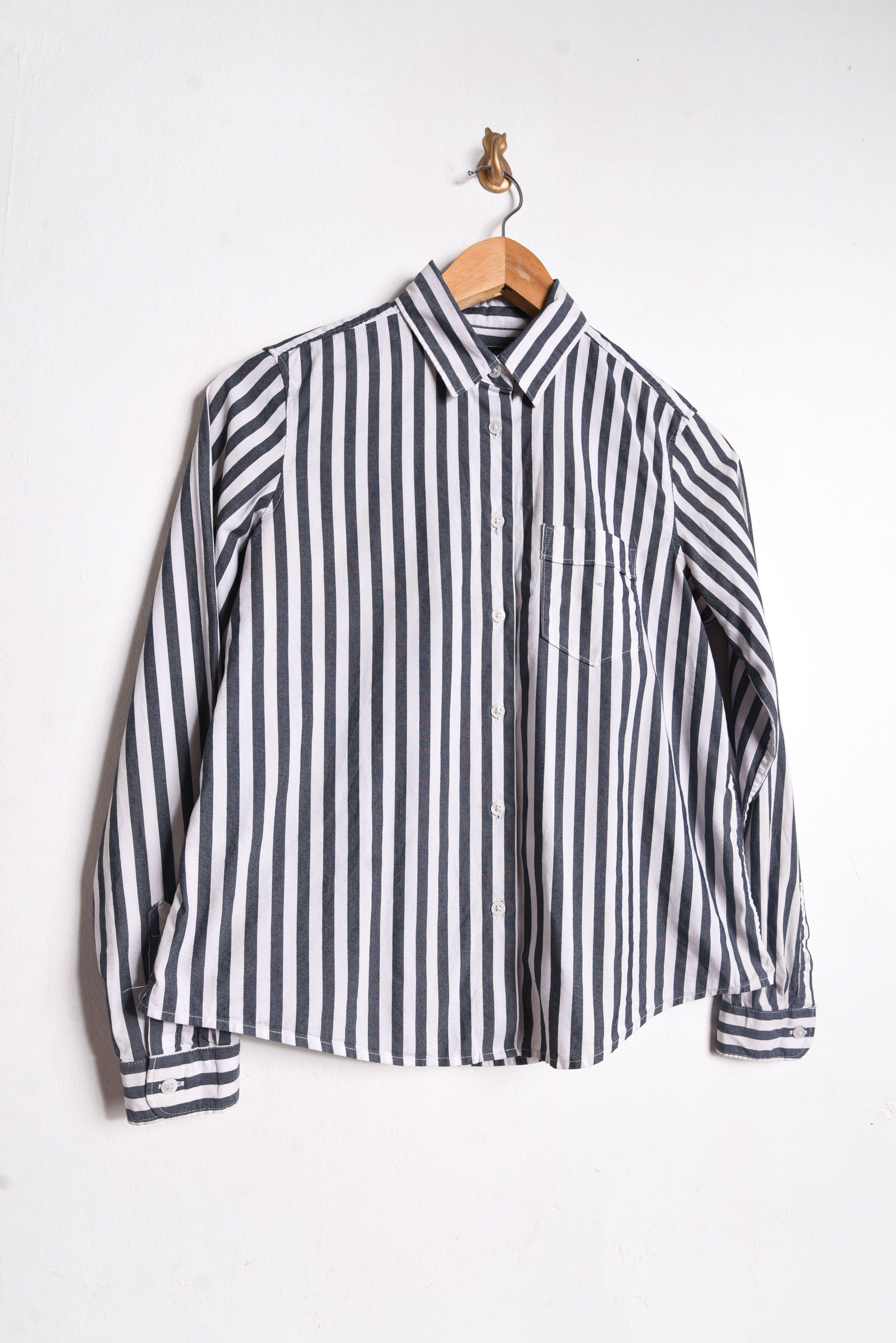 Camisa rayada bicolor 