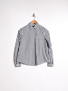 Camisa rayada bicolor 