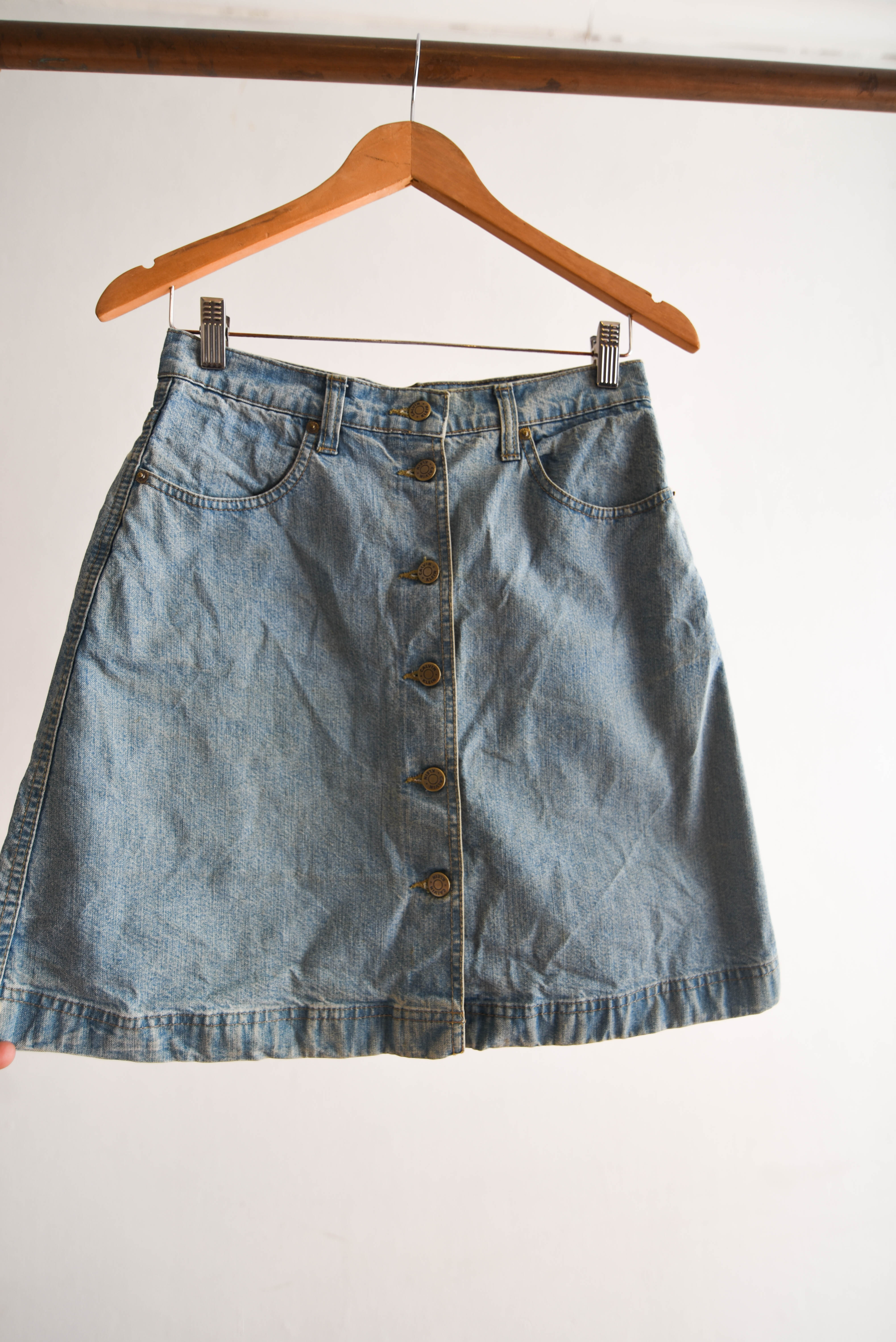 Falda denim Calvin Klein vintage