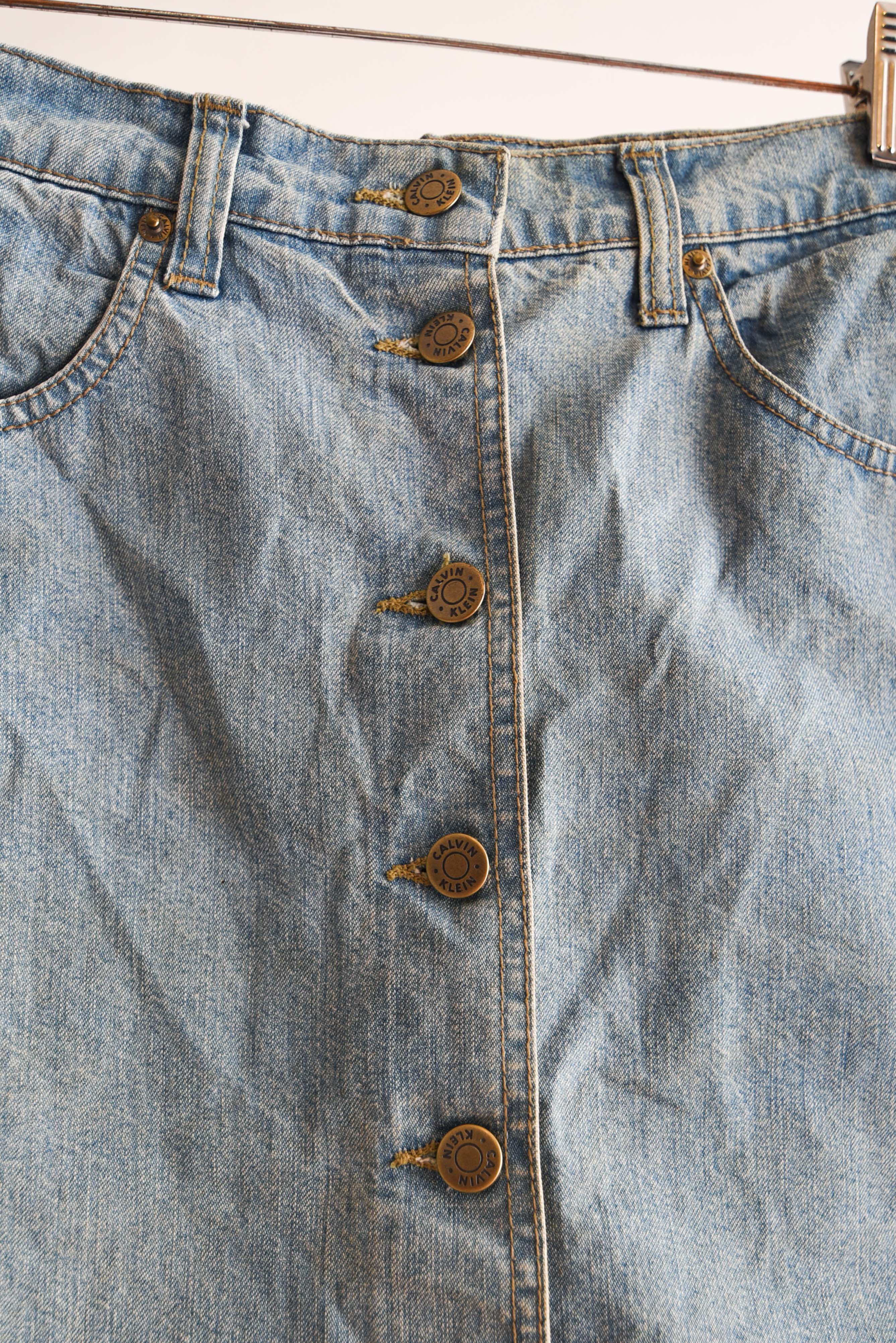 Falda denim Calvin Klein vintage