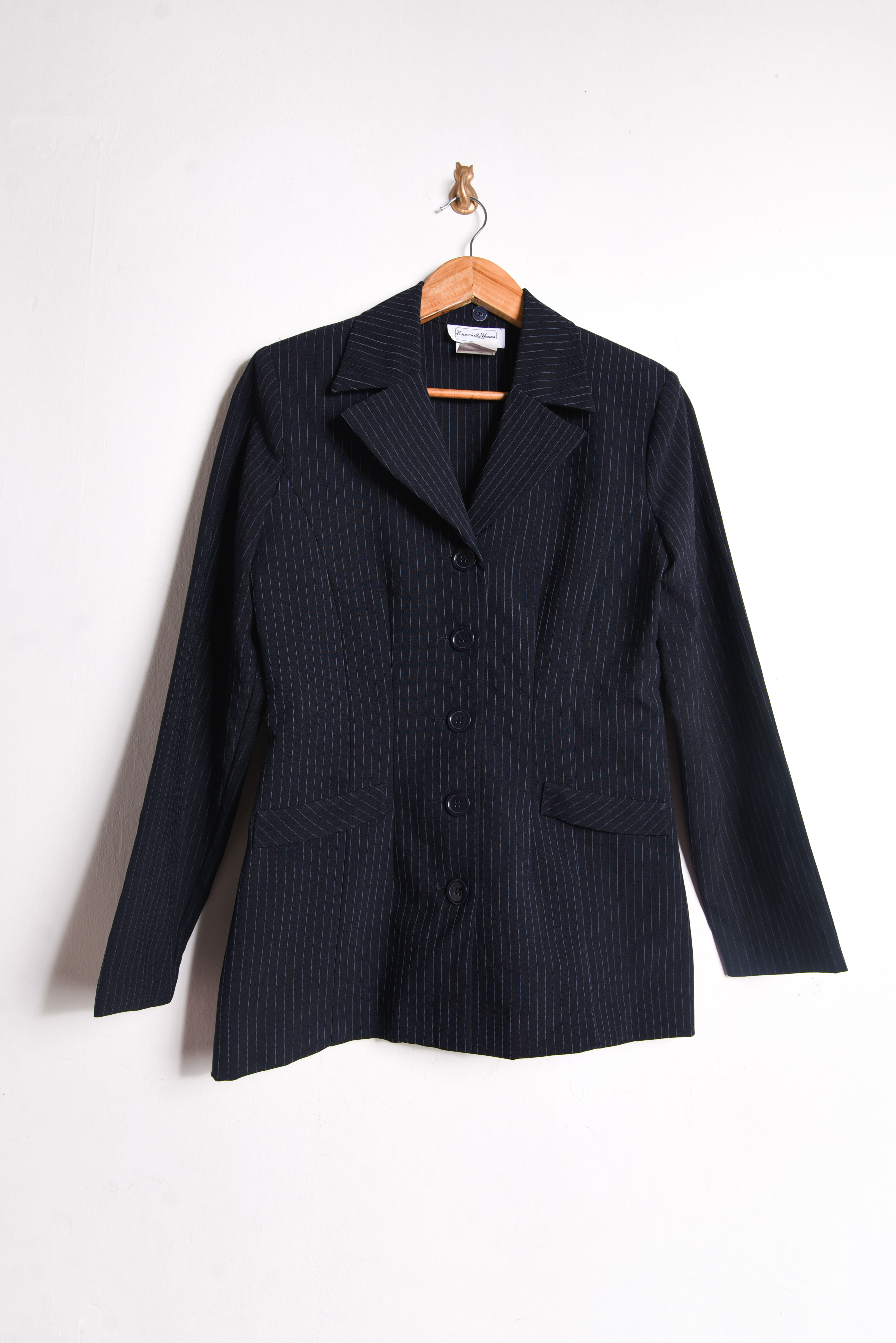 Blazer navy pinstripe 90s