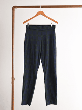 Pantalón azul tartán