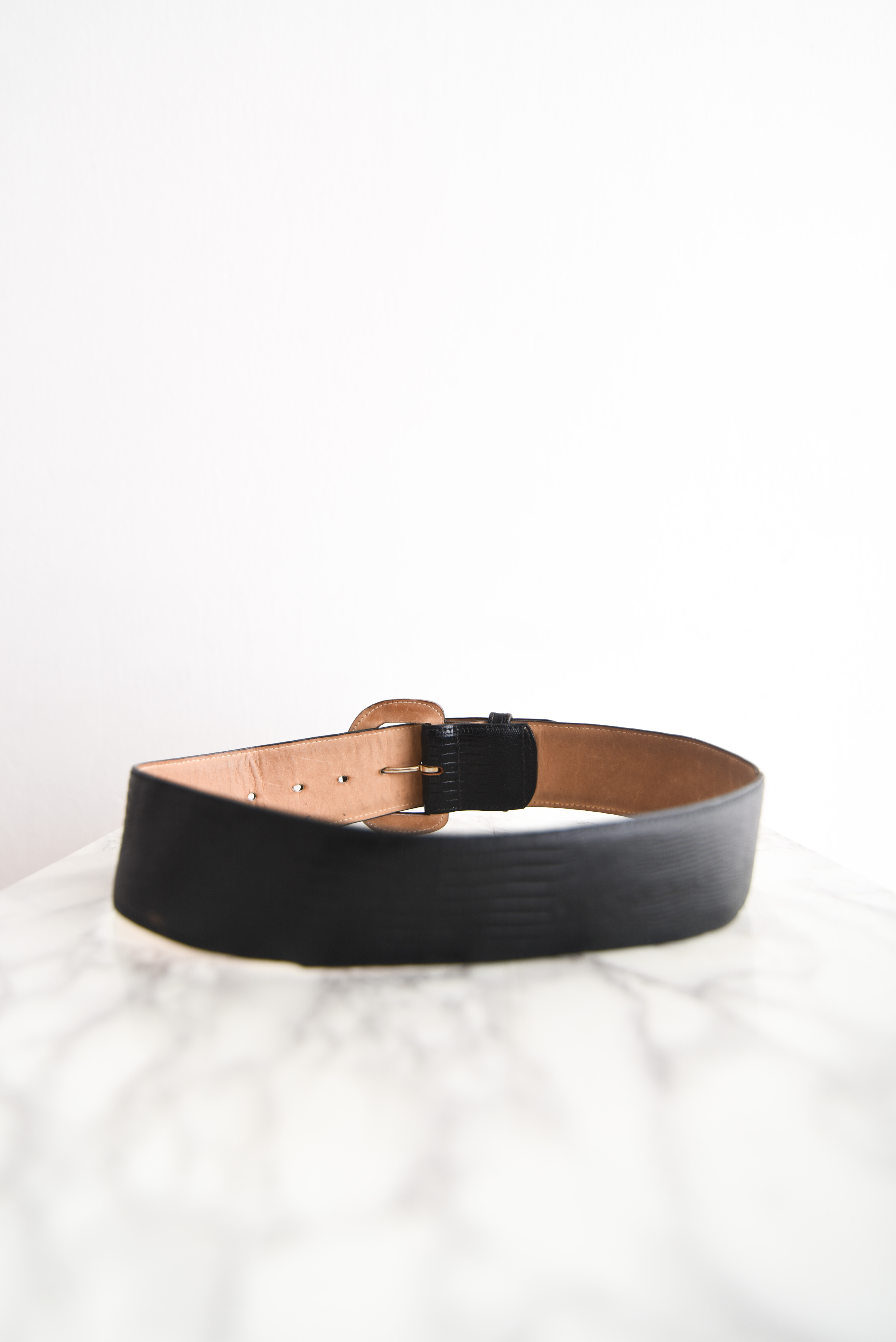 Cinturón Ann Taylor cuero vintage