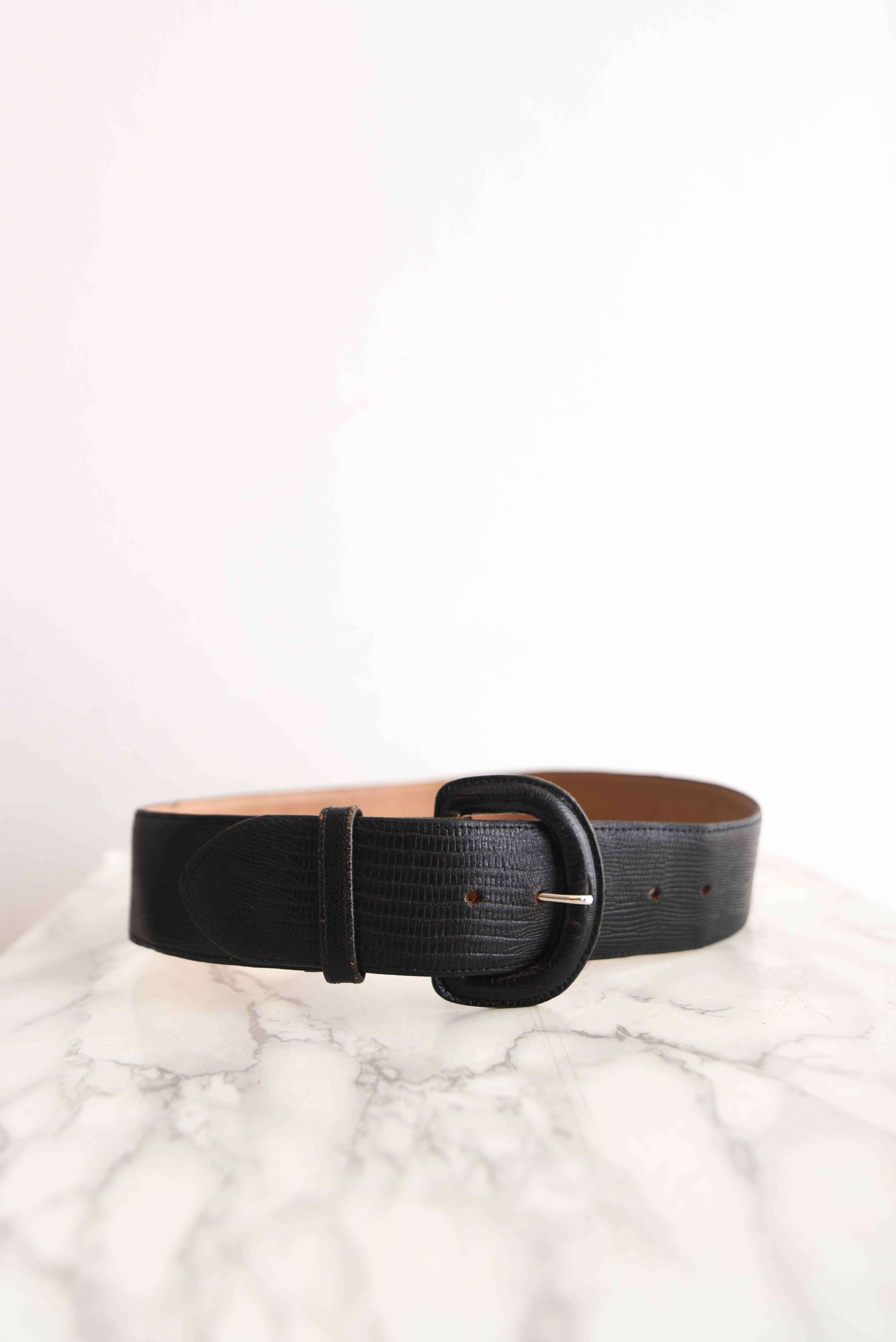 Cinturón Ann Taylor cuero vintage