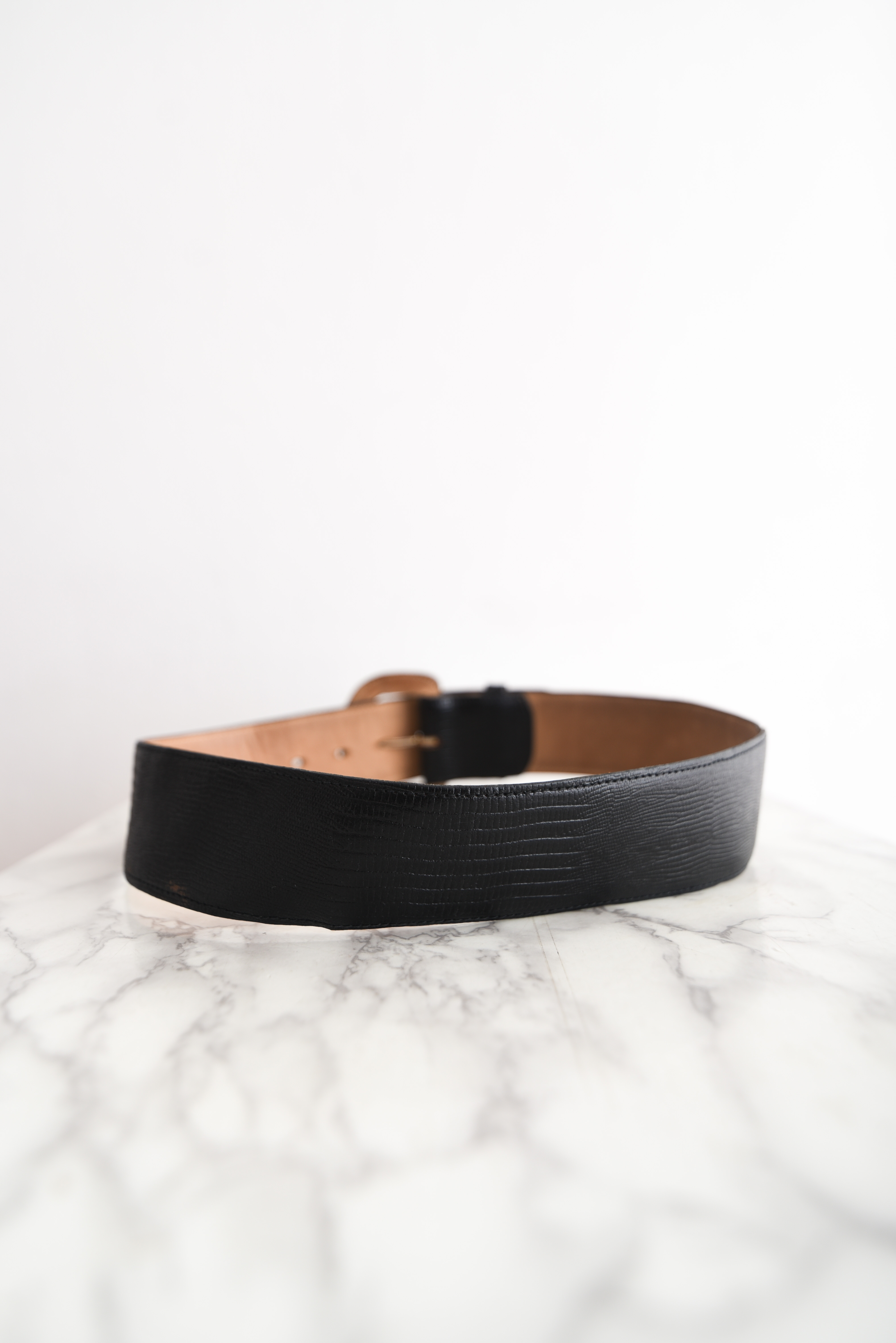 Cinturón Ann Taylor cuero vintage