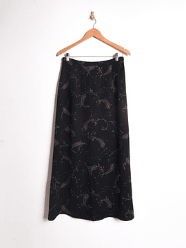 Maxi falda 90s black