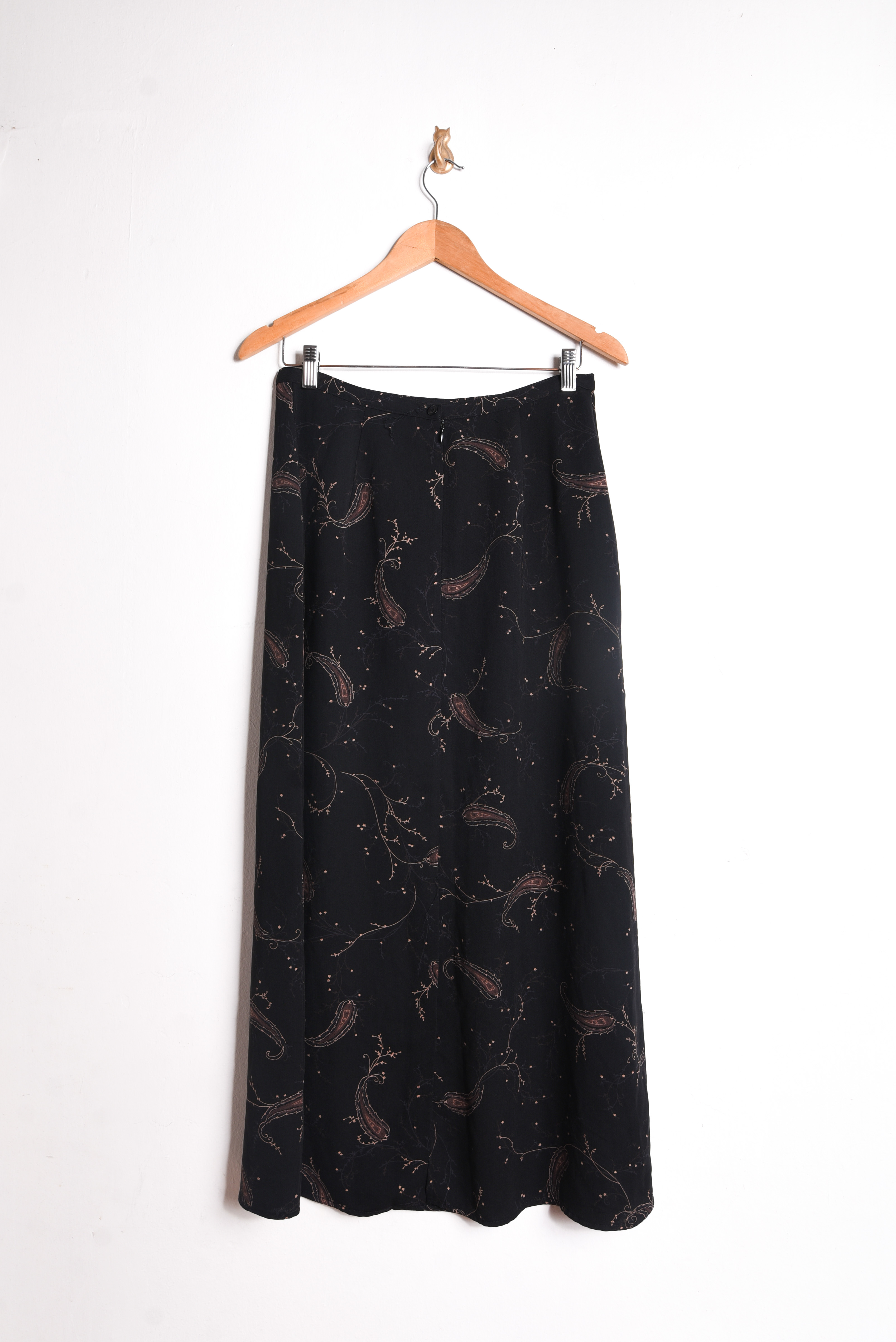 Maxi falda 90s black