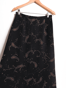 Maxi falda 90s black