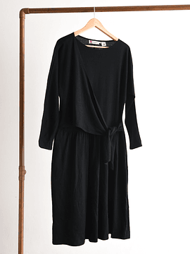 Vestido lana vintage amarra