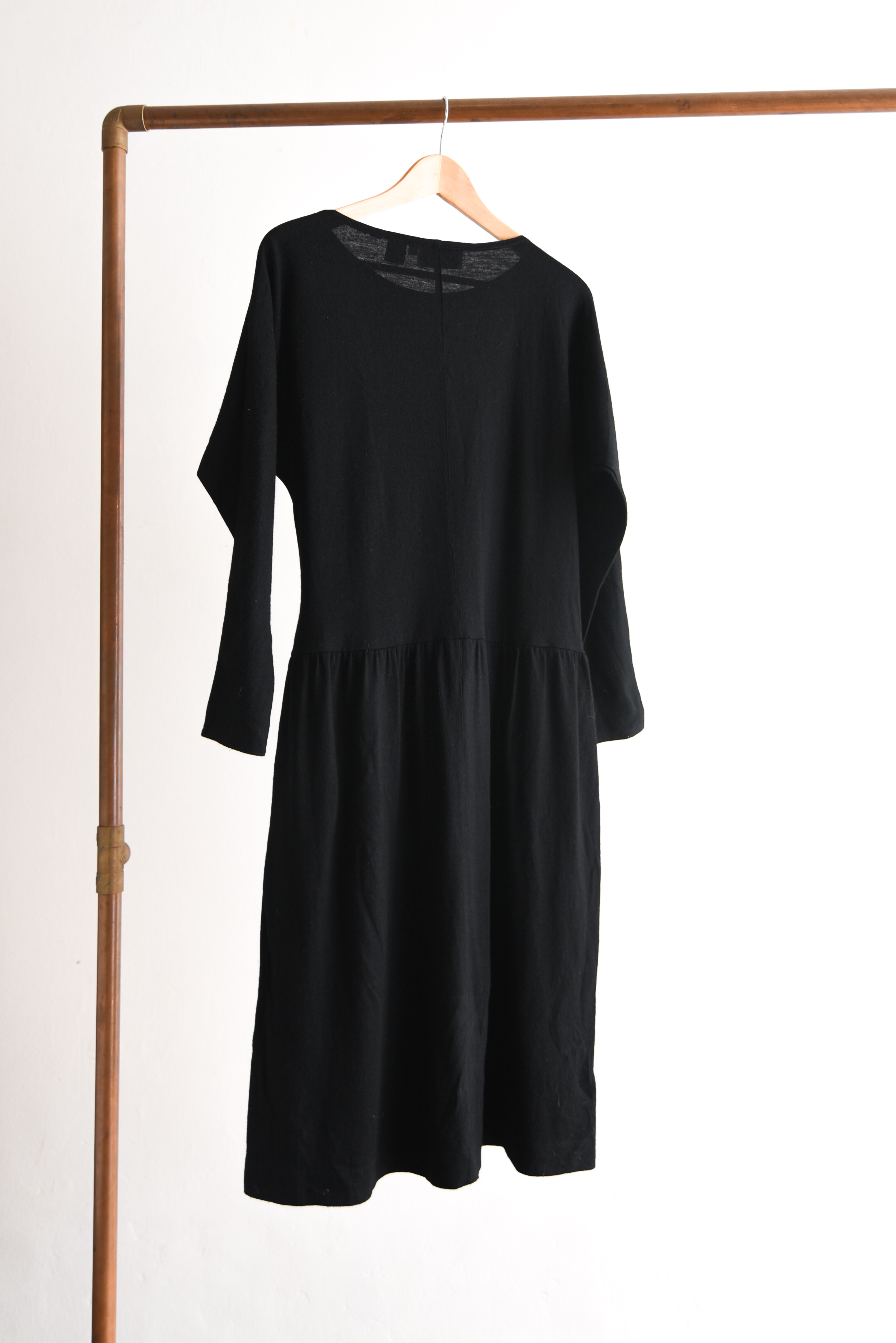 Vestido lana vintage amarra