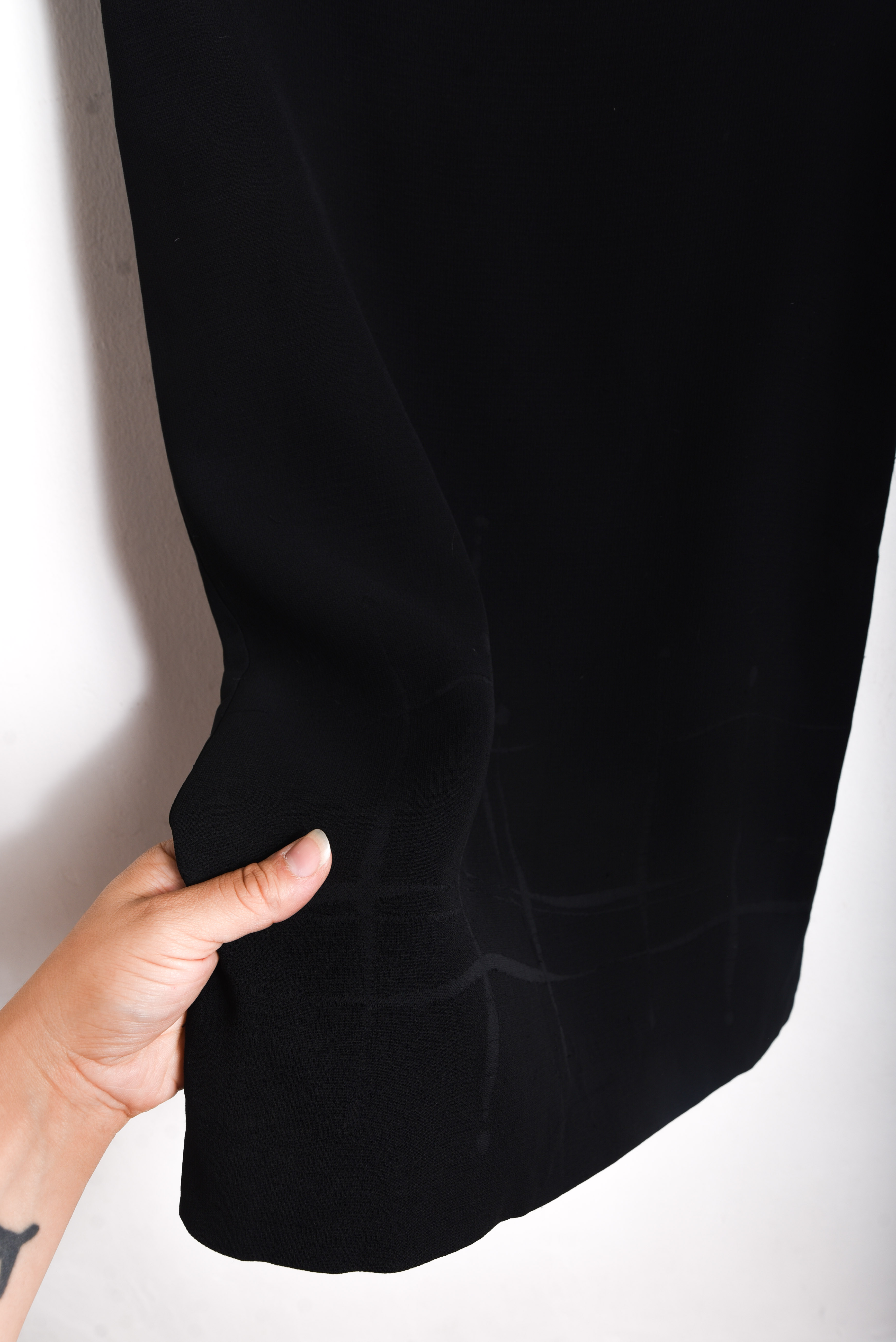 Vestido black formal 90s