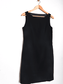 Vestido black formal 90s