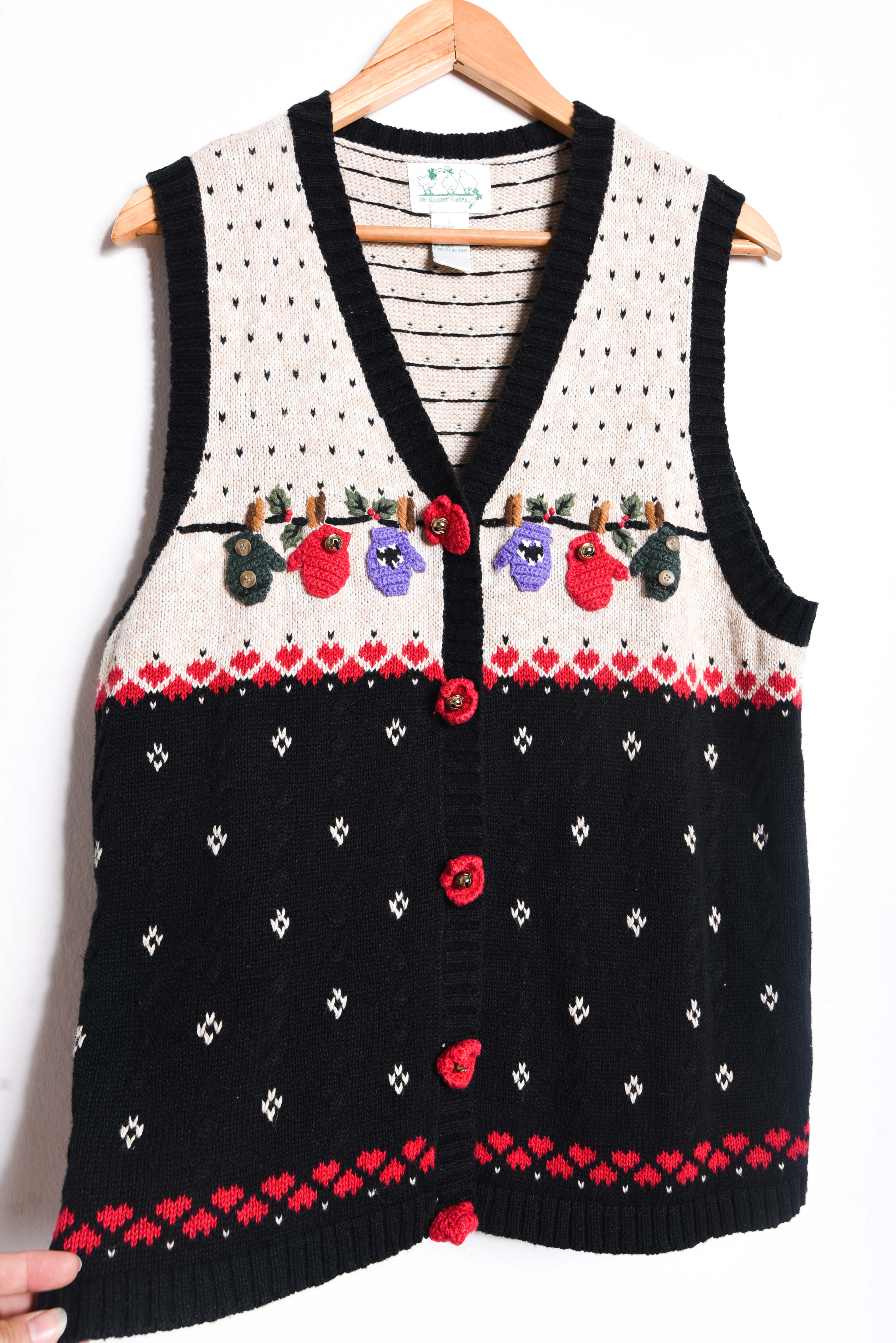 Sweater vest vintage mitones