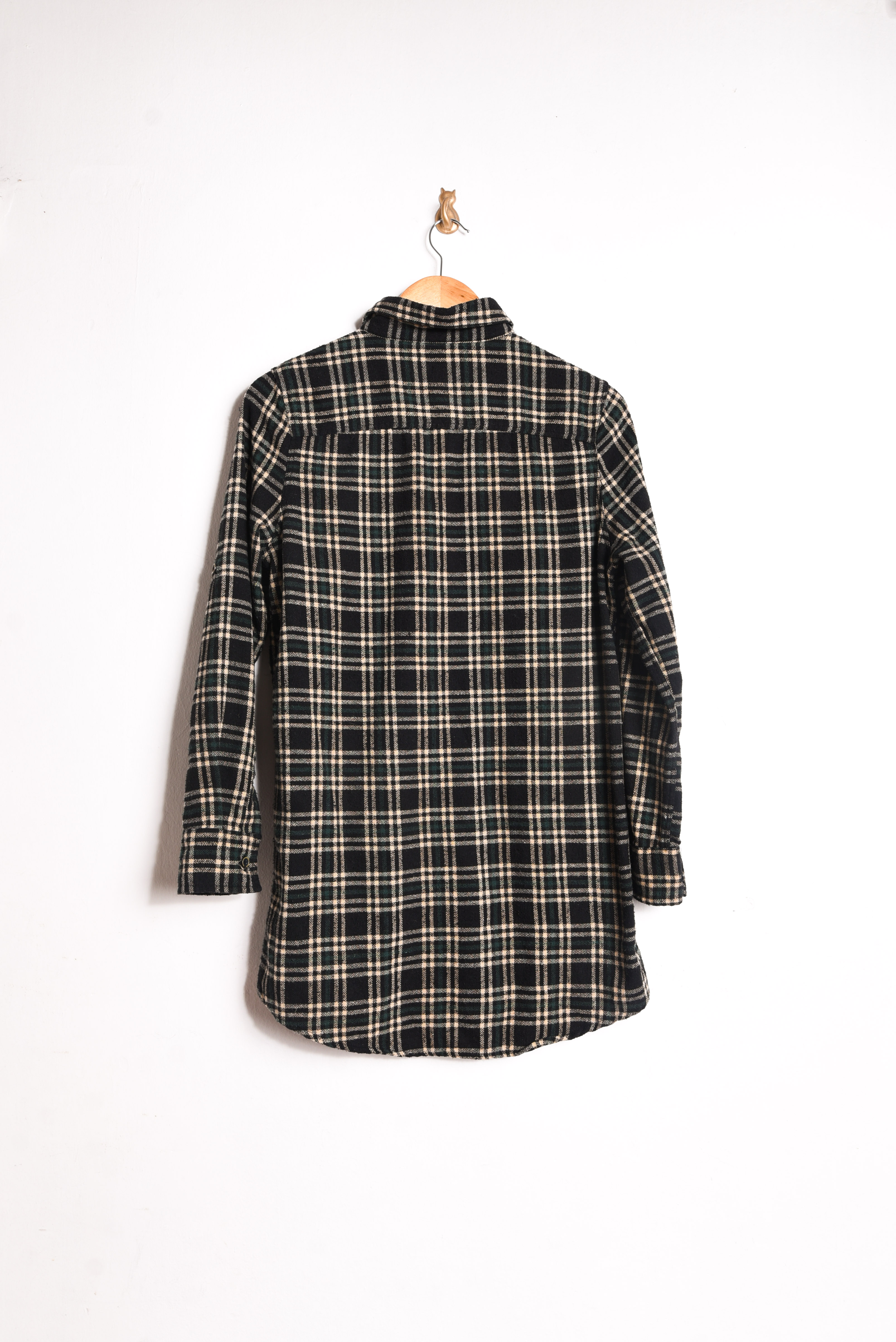 Vestido camisero tartán