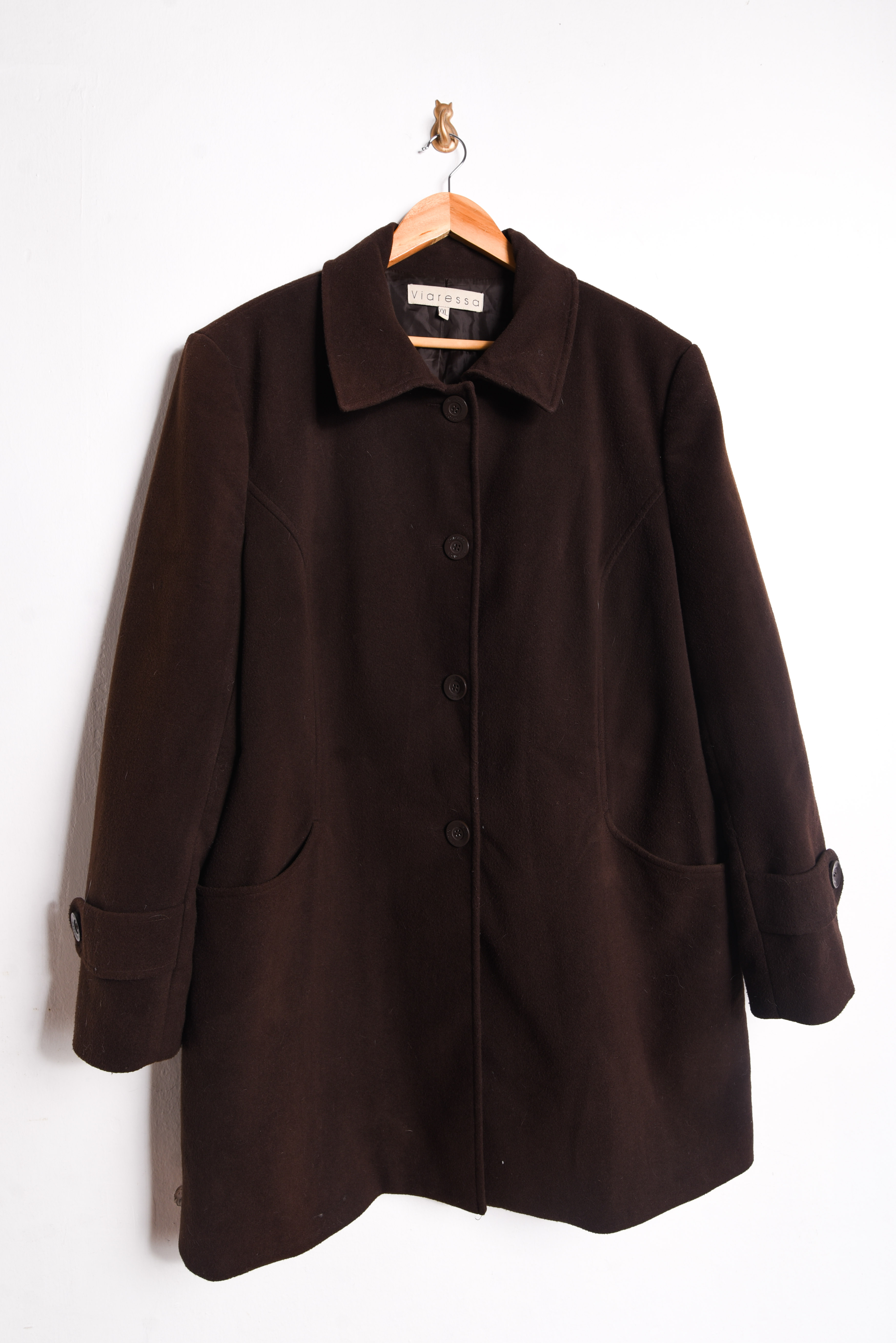 Abrigo café chocolate