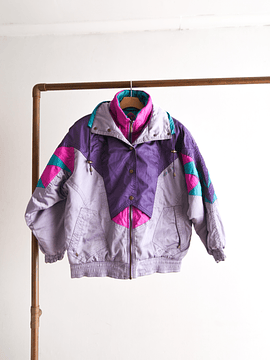 Parka 80s purple vintage