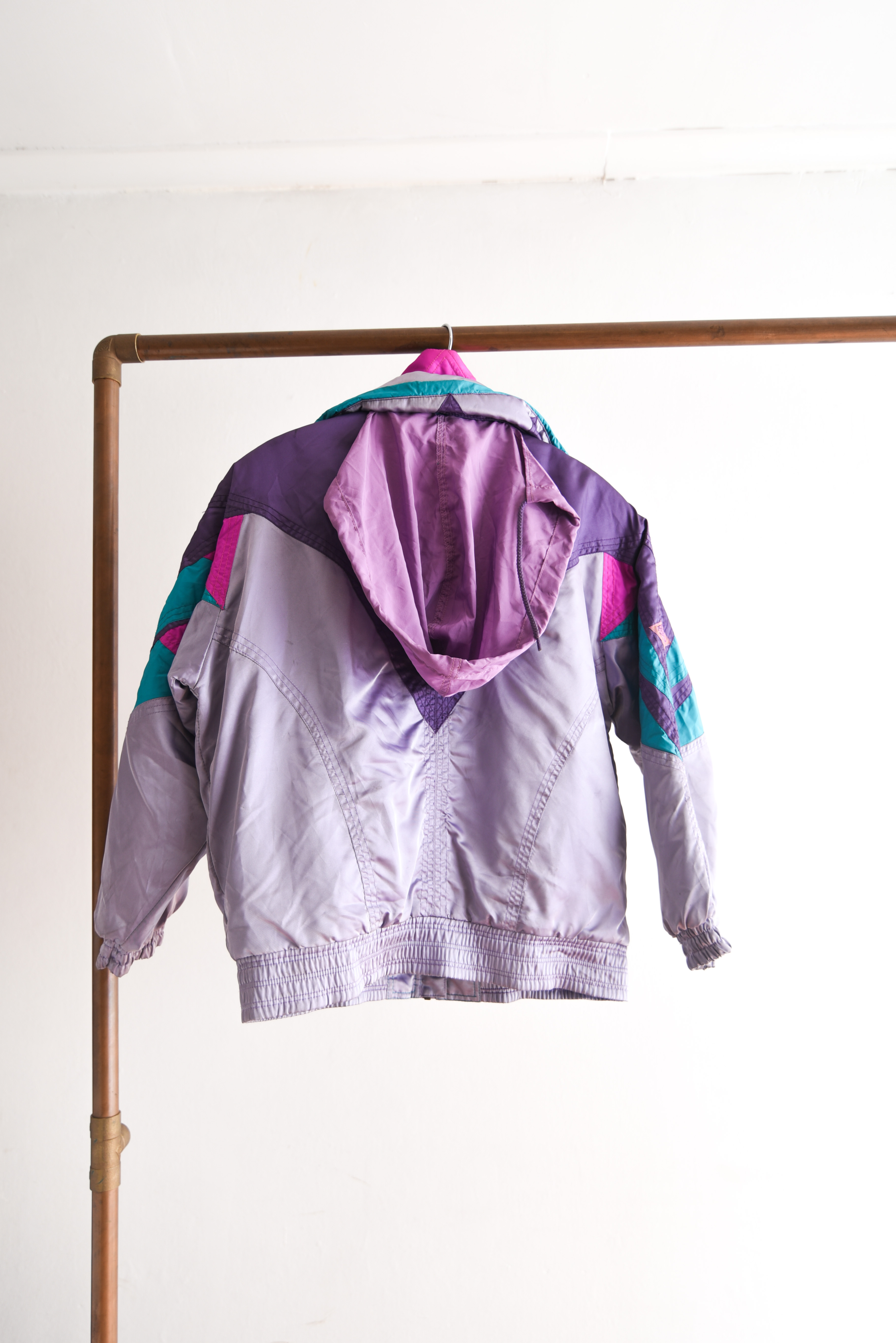 Parka 80s purple vintage