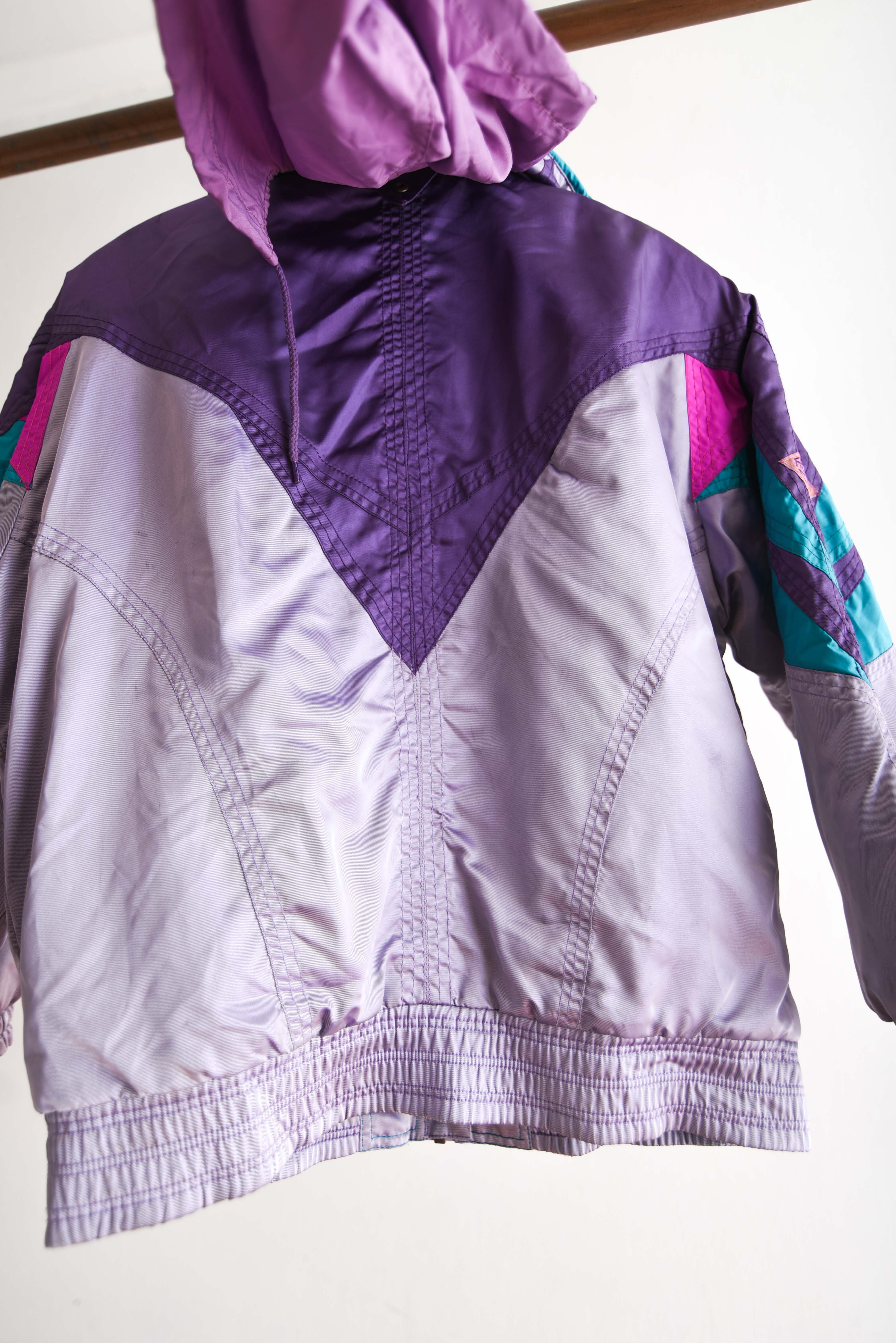 Parka 80s purple vintage