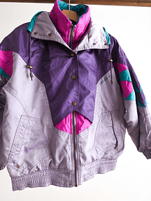 Parka 80s purple vintage
