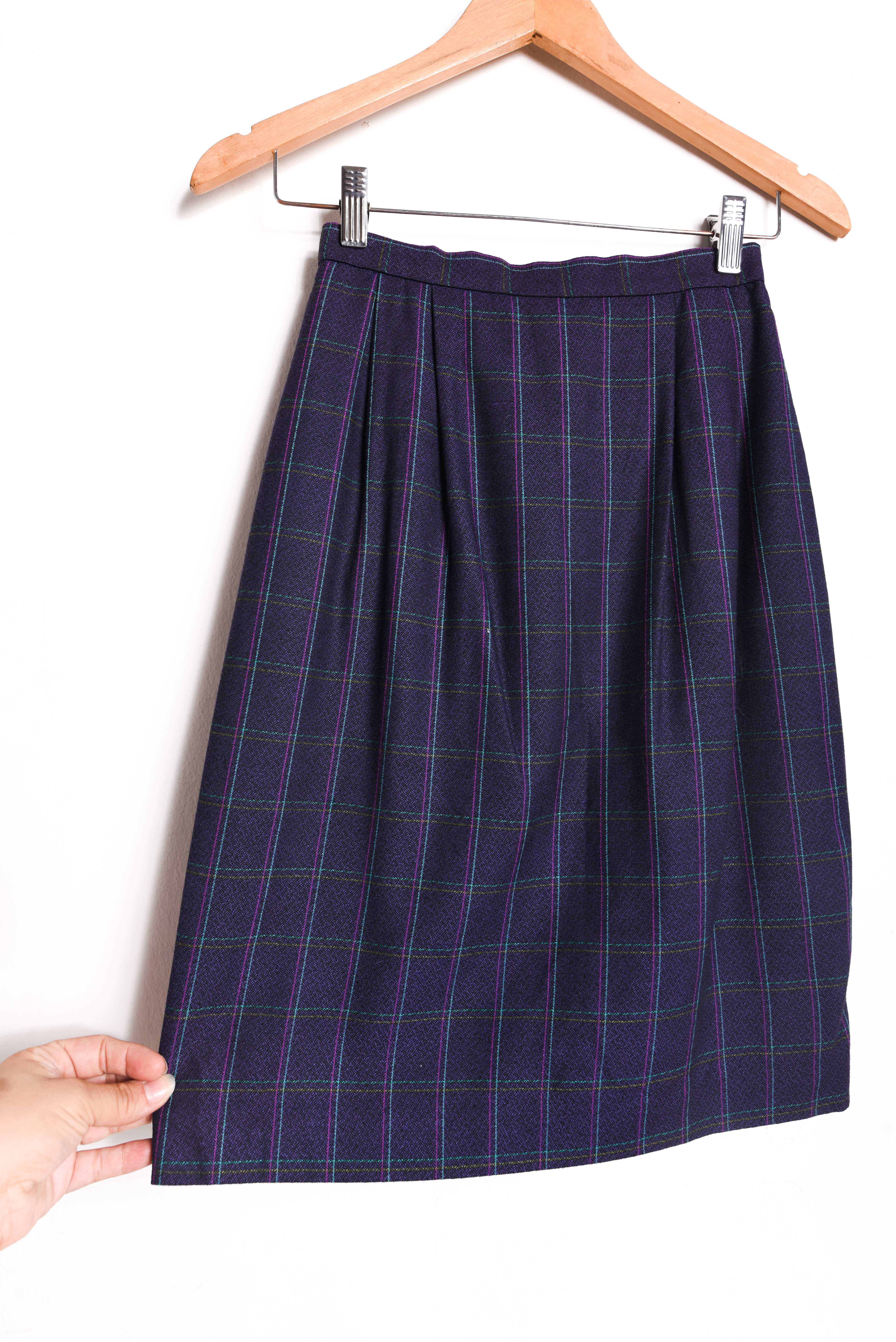 Falda purple grilla vintage