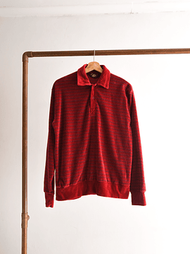 Polerón plush rojo 90s