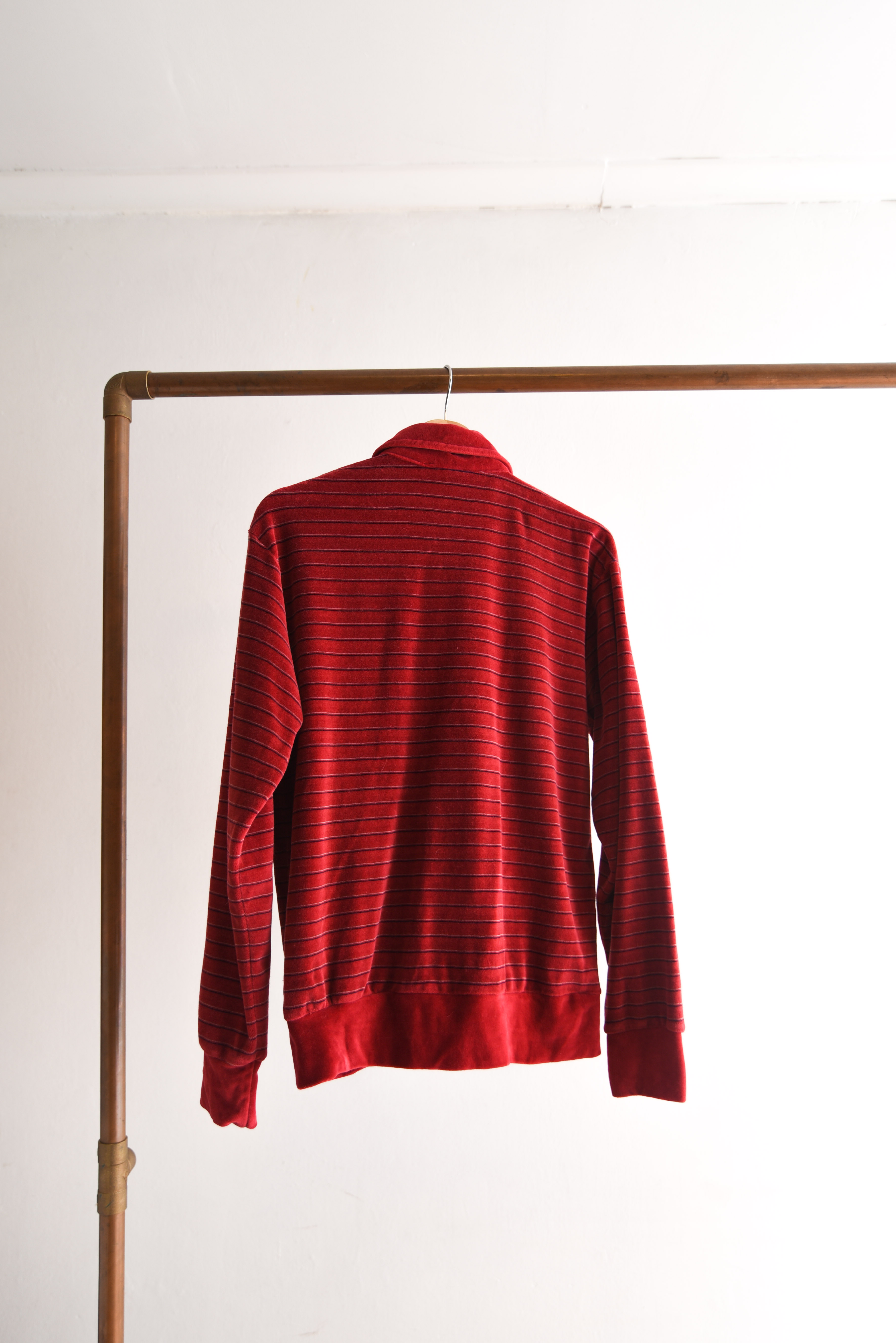 Polerón plush rojo 90s