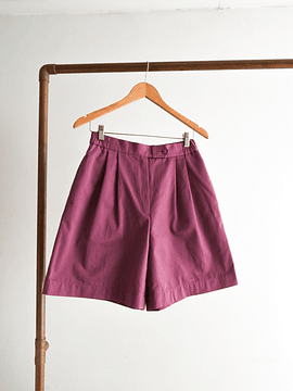 Short rosado tiro alto