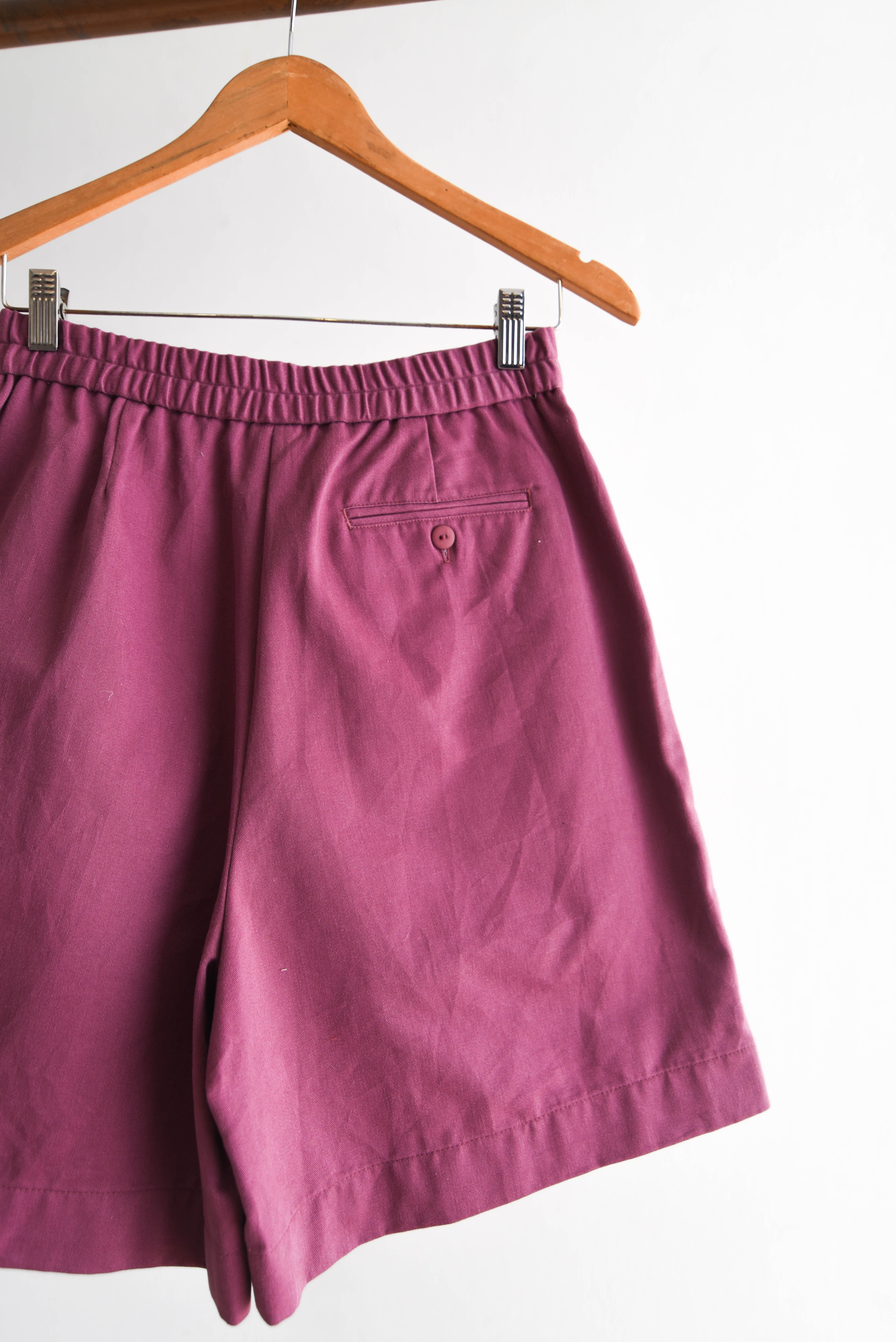 Short rosado tiro alto