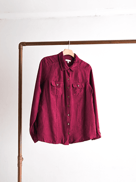 Camisa simil gamuza fucsia rose