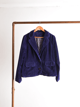 Blazer purple velvet