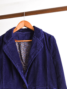 Blazer purple velvet