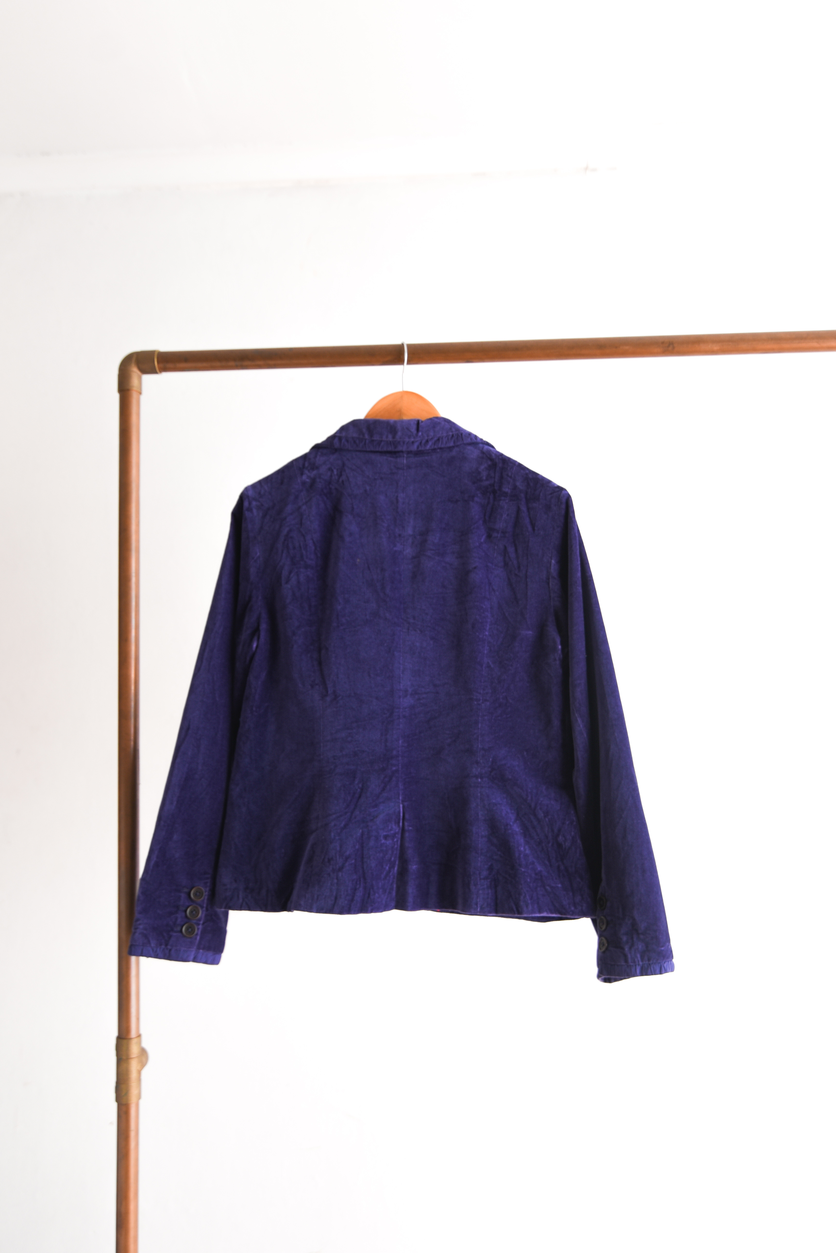 Blazer purple velvet