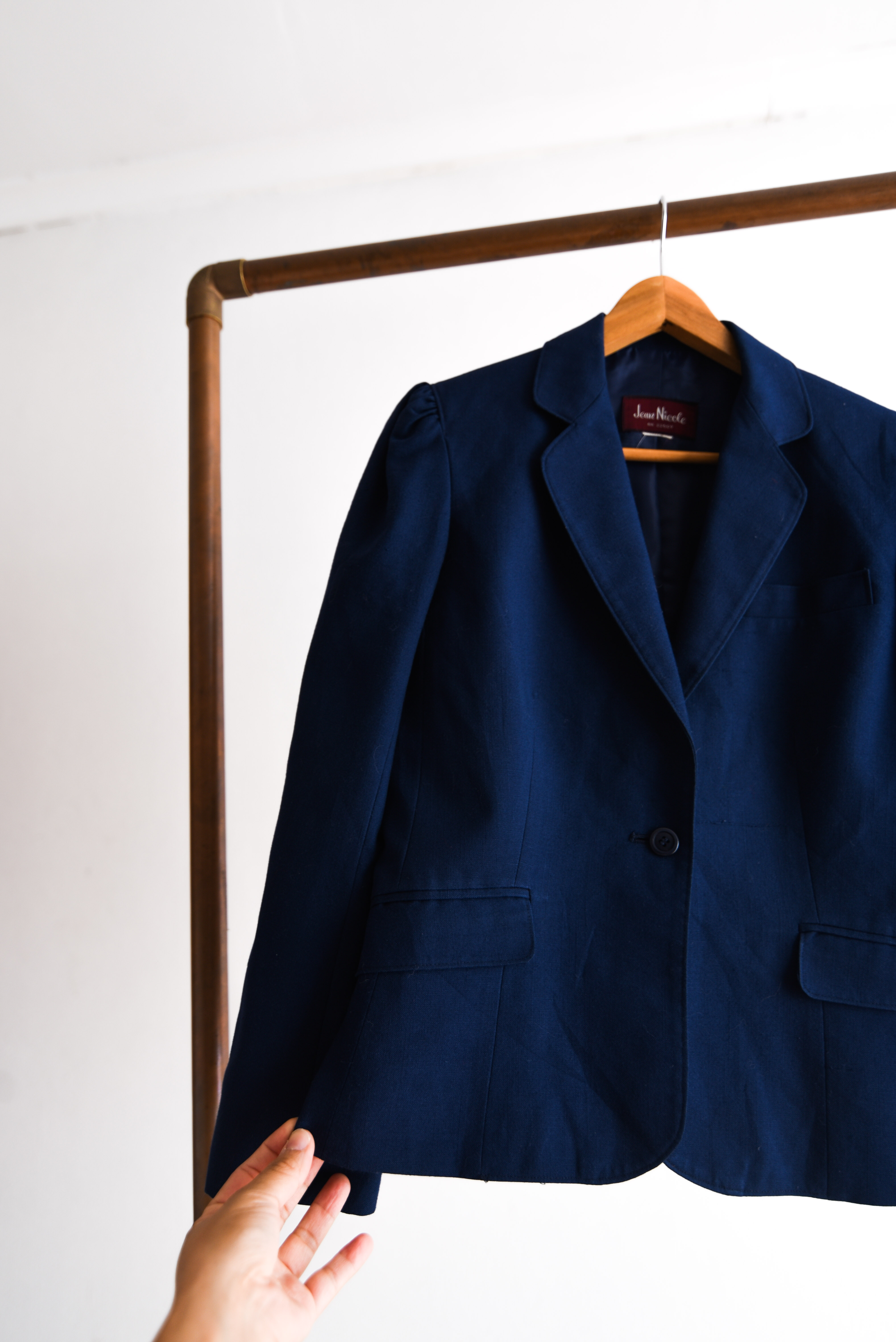 Blazer vintage azul navy