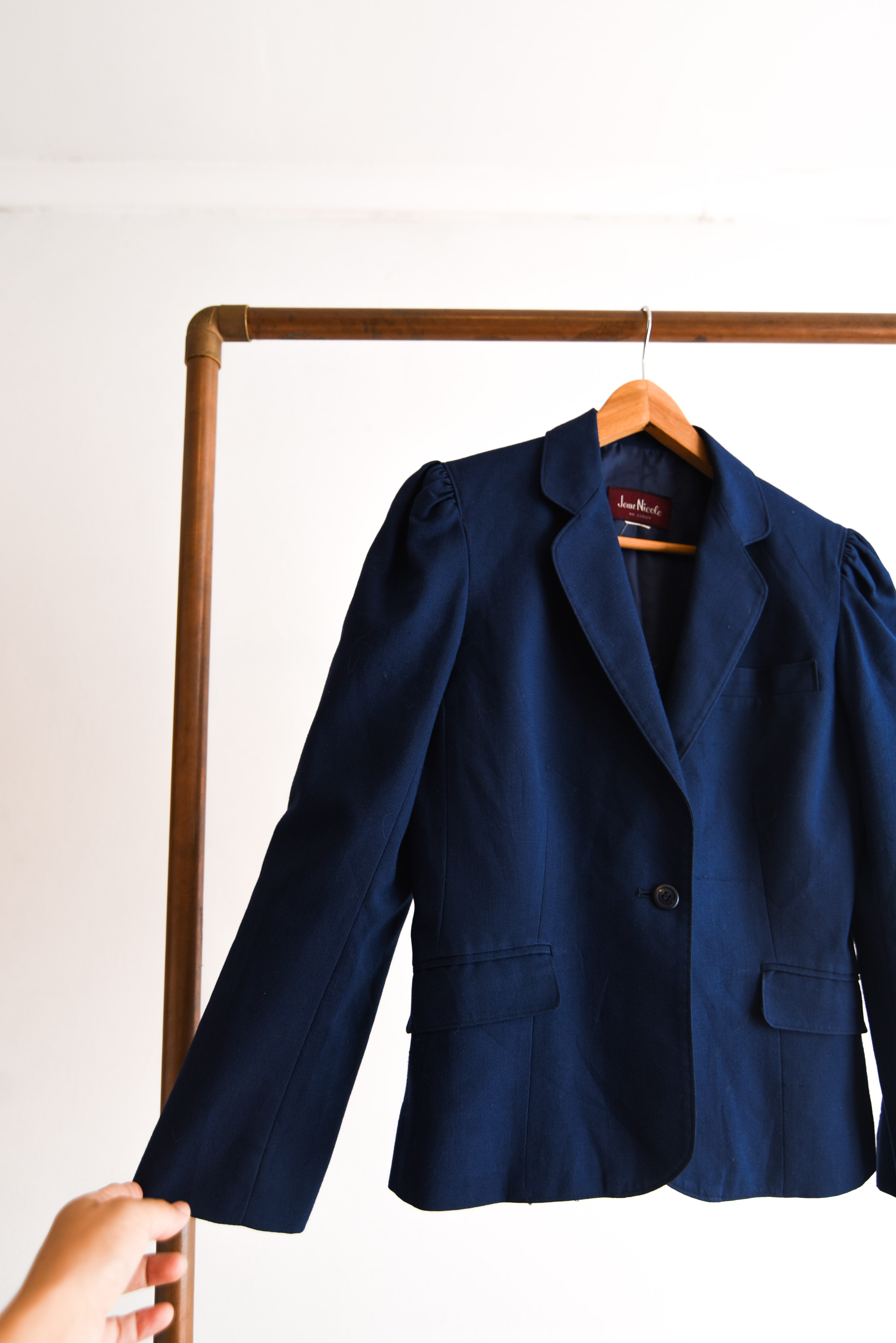 Blazer vintage azul navy