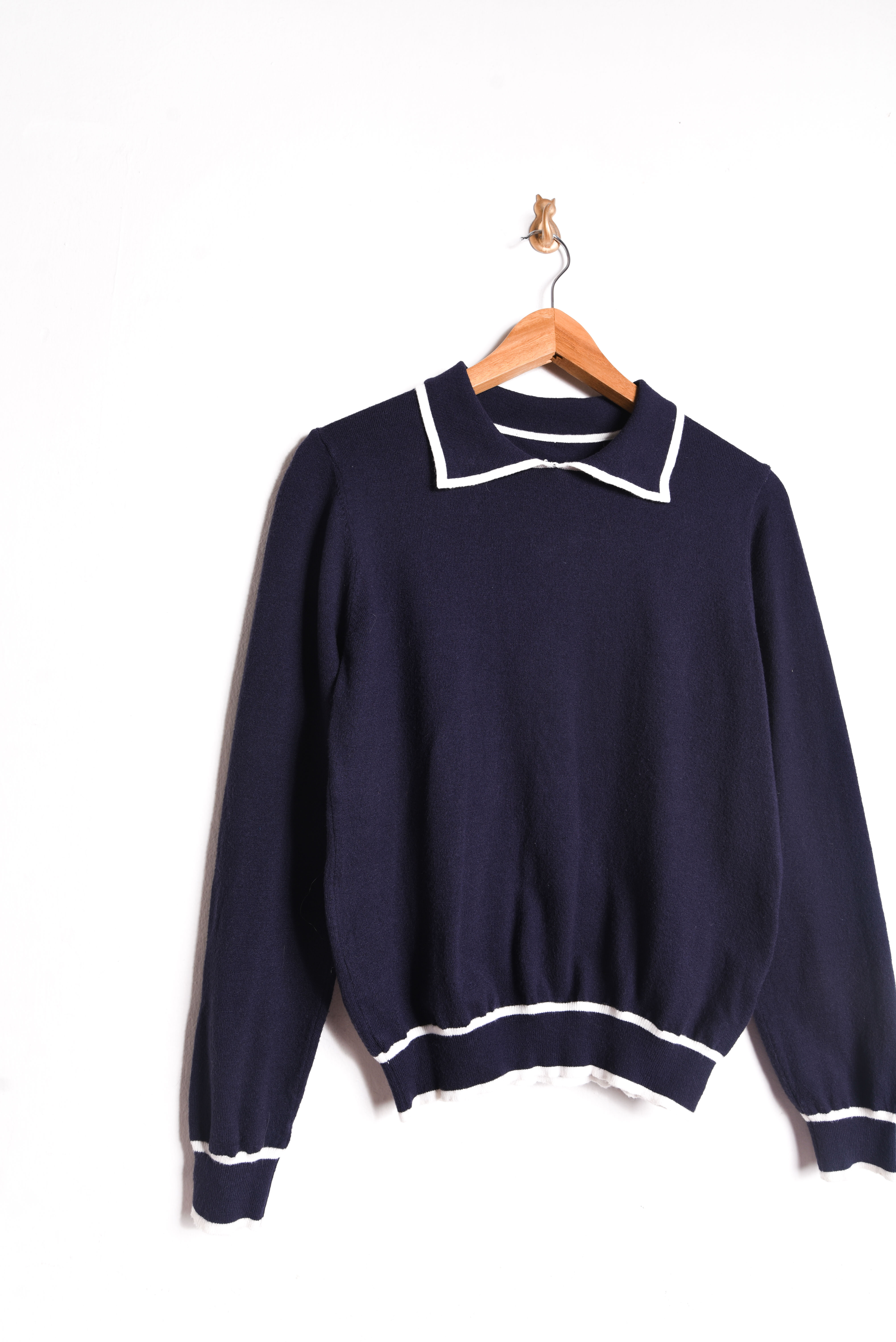 Top tejido marinero cuellito