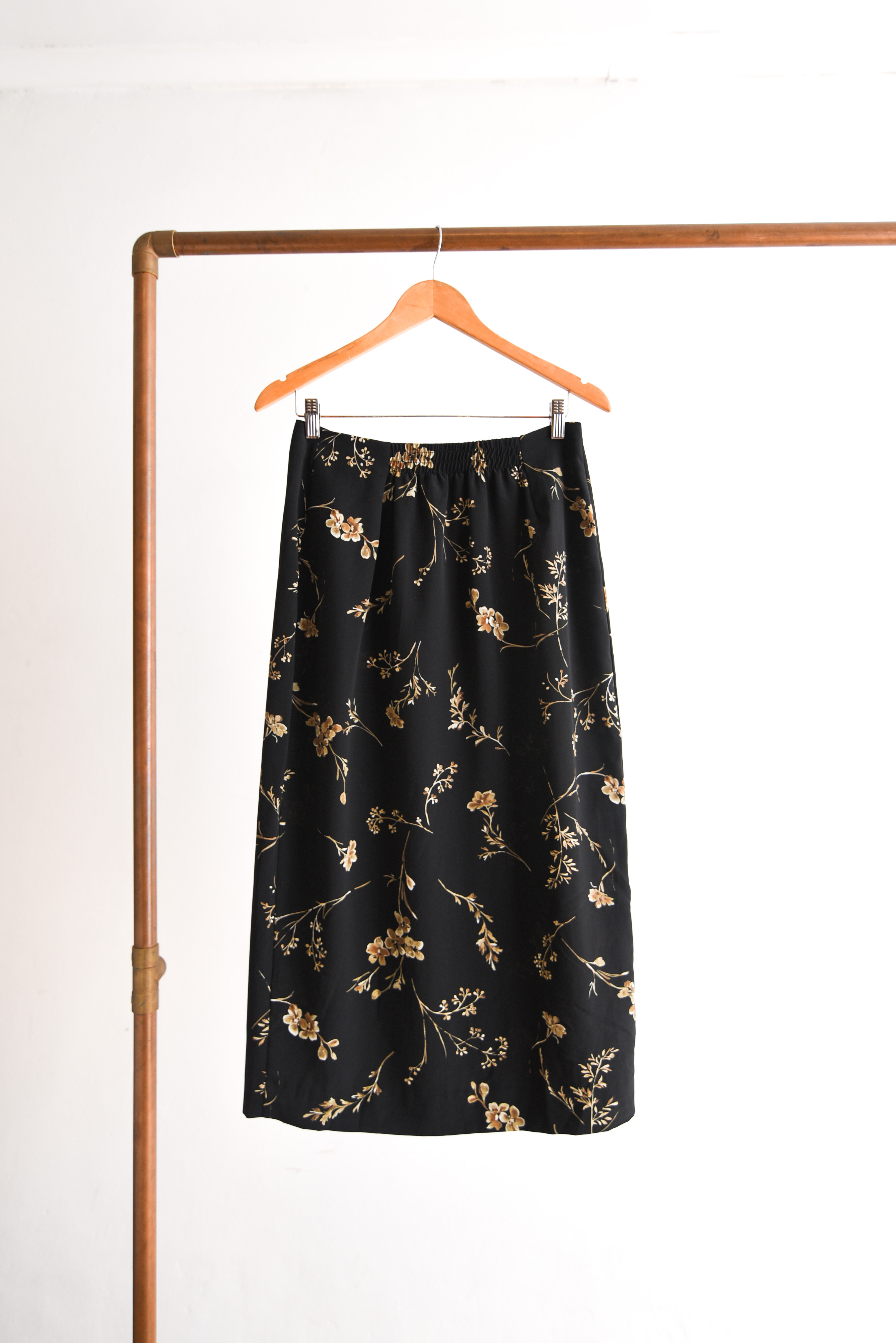 Maxi falda floral 90s