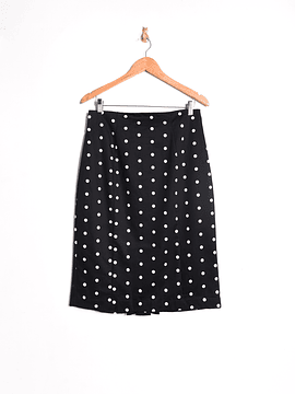 Falda tubo polka dots