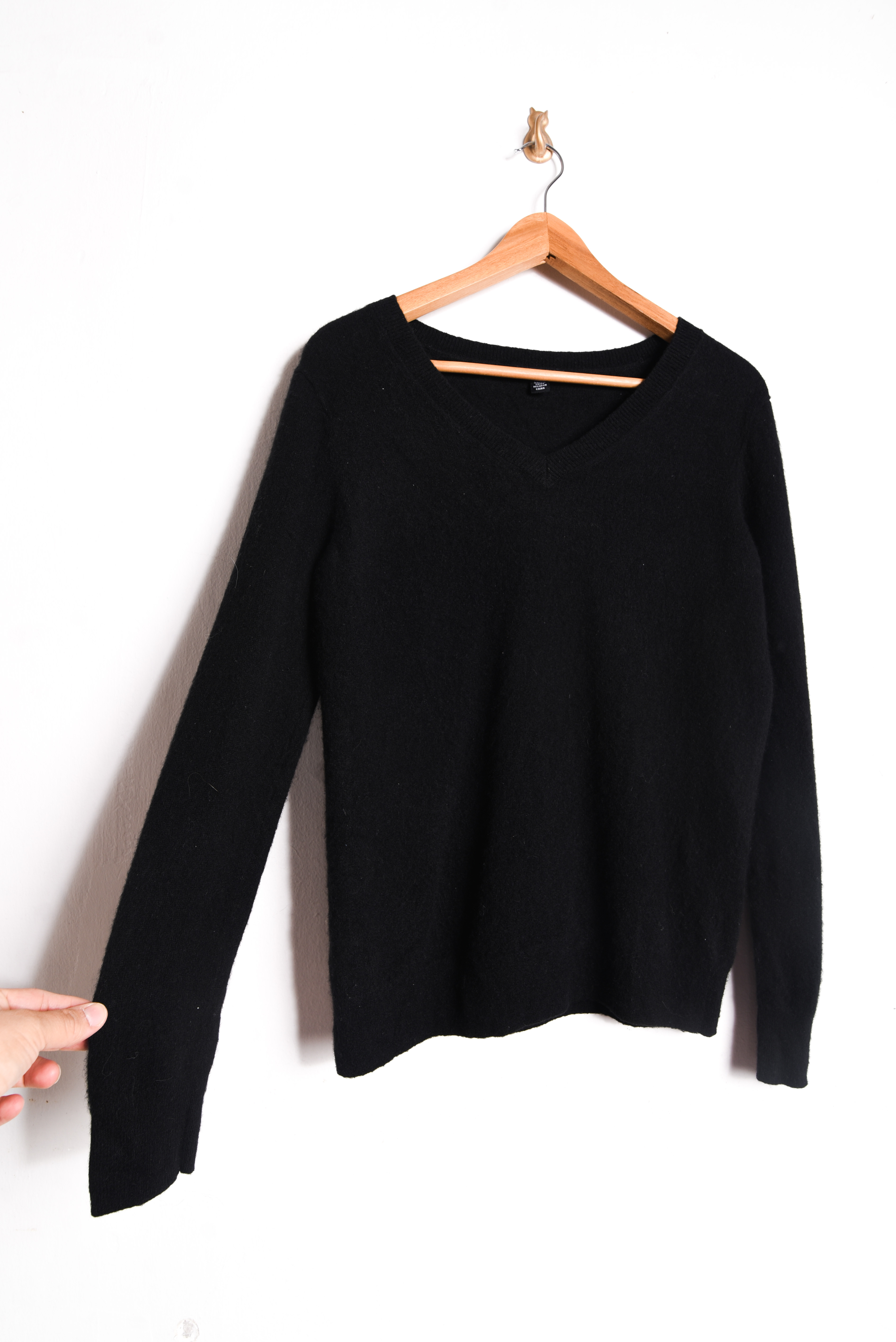 Chaleco negro cashmere