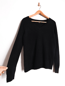 Chaleco negro cashmere