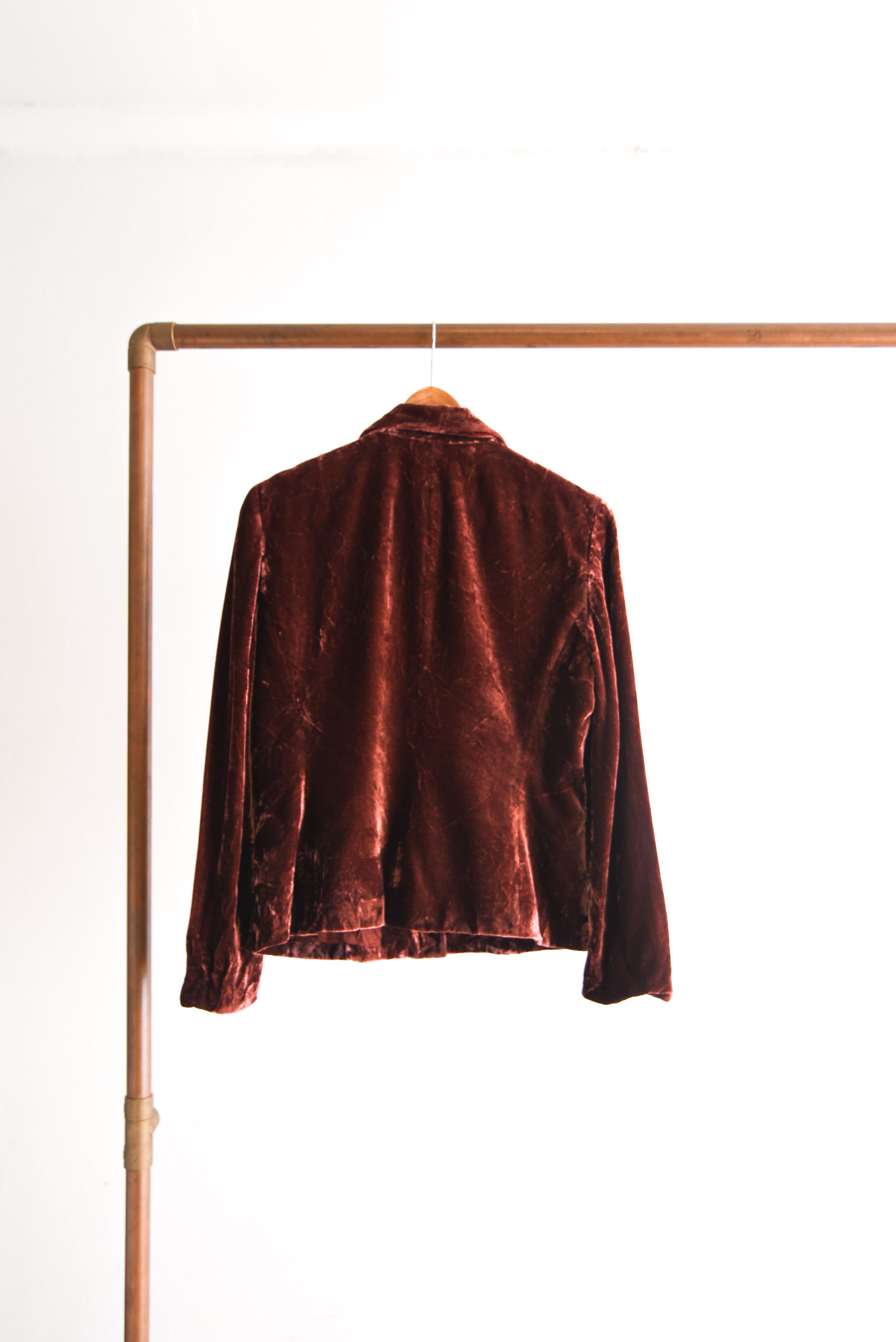 Blazer granate terciopelo vintage